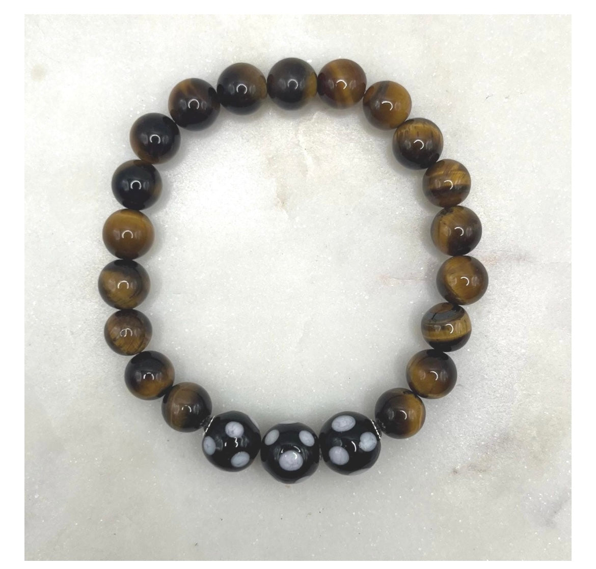 Tigers Eye Conta di Ojo Bracelets