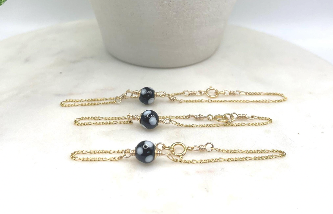 Cape Verdean Conta di Ojo Chain Bracelet🧿✨
