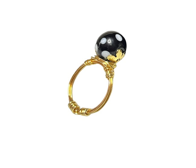 Cape Verdean Conta di Ojo Flower Ring