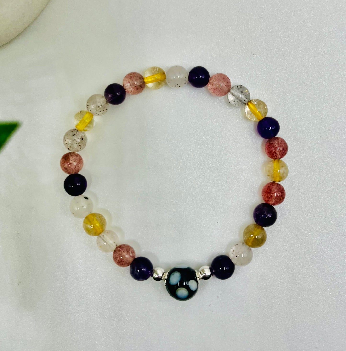 Conta di Ojo Stretch Bracelet β Gold Filled or .925 Sterling Silver with Custom Gemstone Options