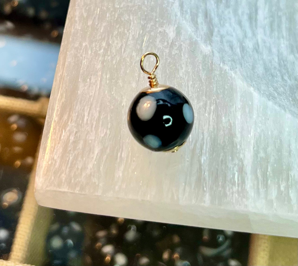 Conta di Ojo Cape Verdean Pendant 14K Gold