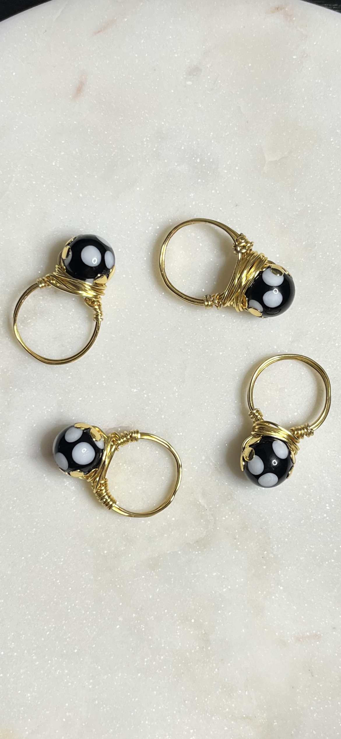 Cape Verdean Conta di Ojo Flower Ring