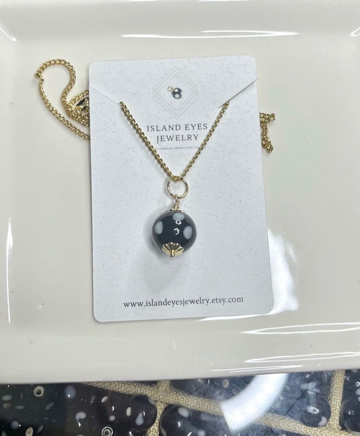 Cape Verdean Conta di Ojo Necklace