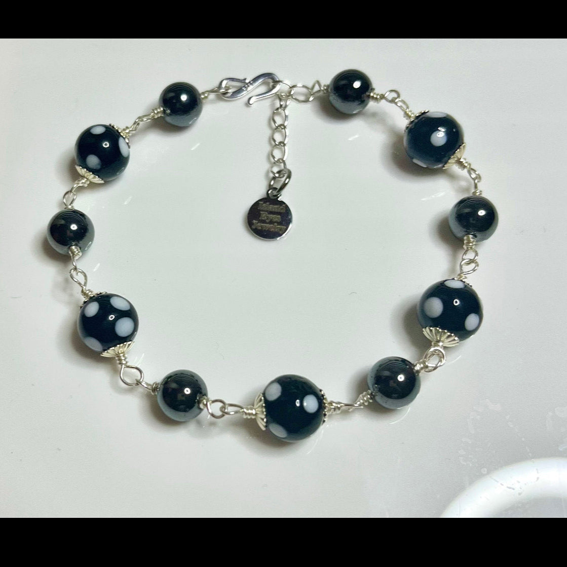 Conta di Ojo Gemstone Wired Bracelet
