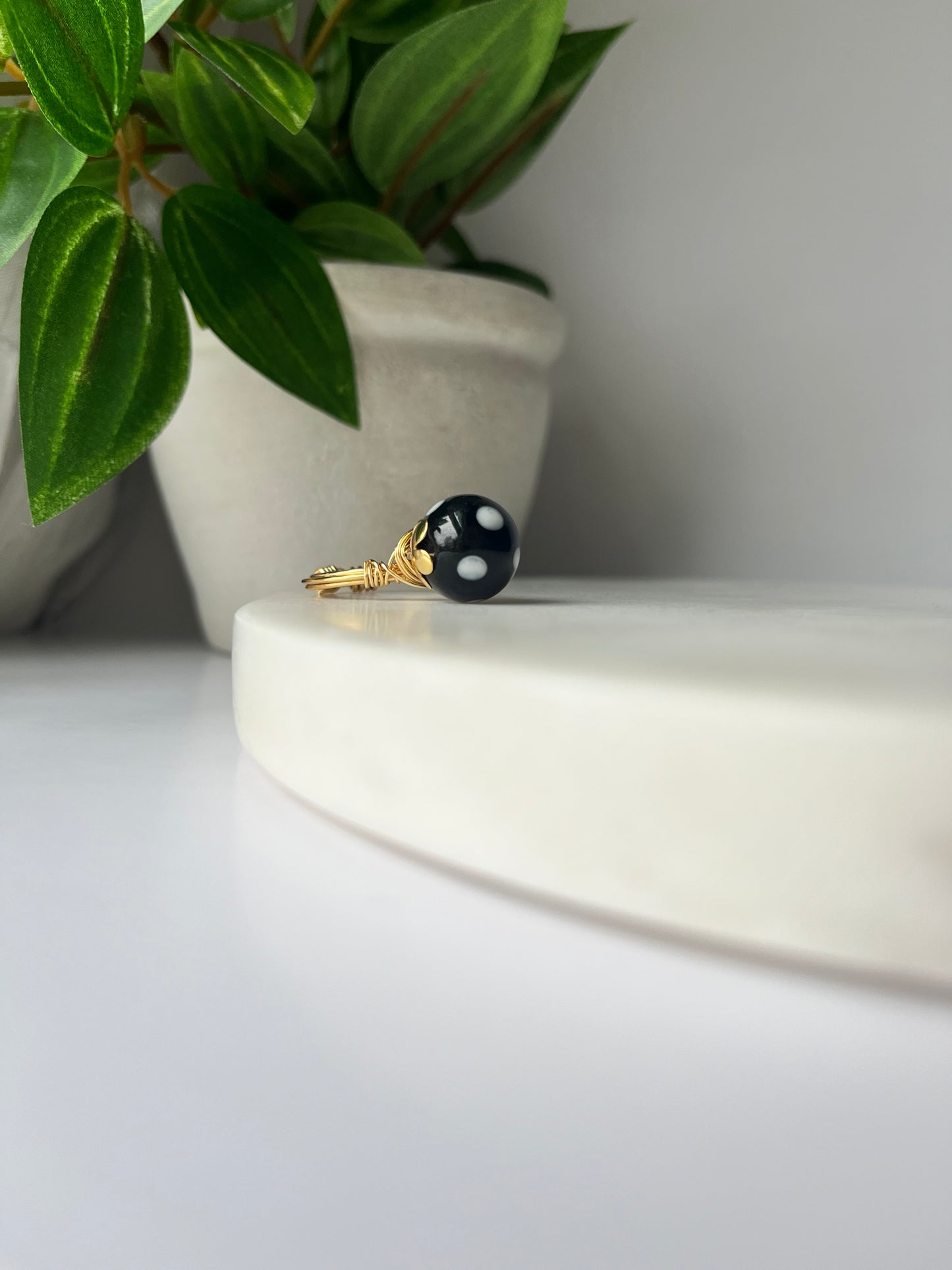Cape Verdean Conta di Ojo Flower Ring