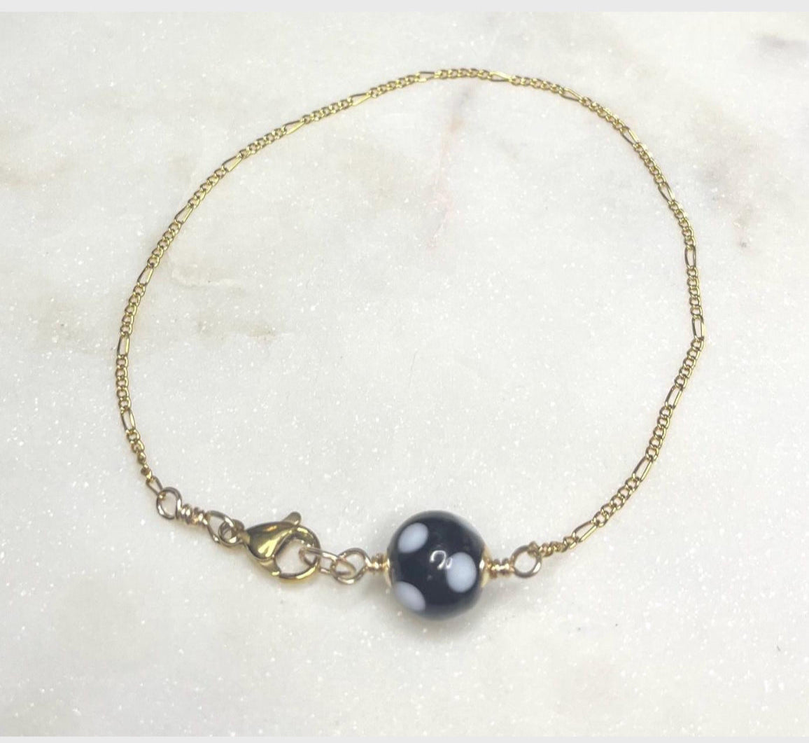 Cape Verdean Conta di Ojo Figaro Chain Bracelet