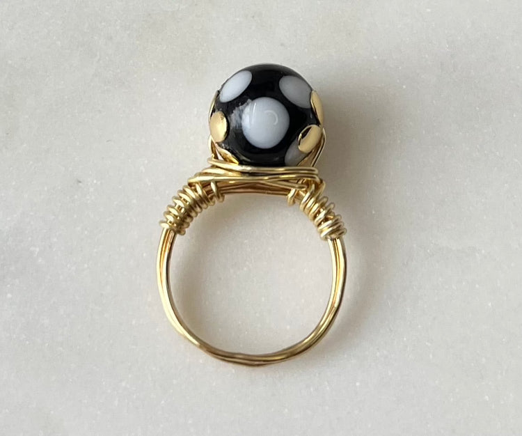 Conta di Ojo Flower Ring