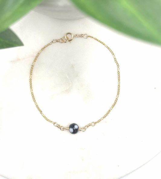 Cape Verdean Conta di Ojo Figaro Chain Bracelet