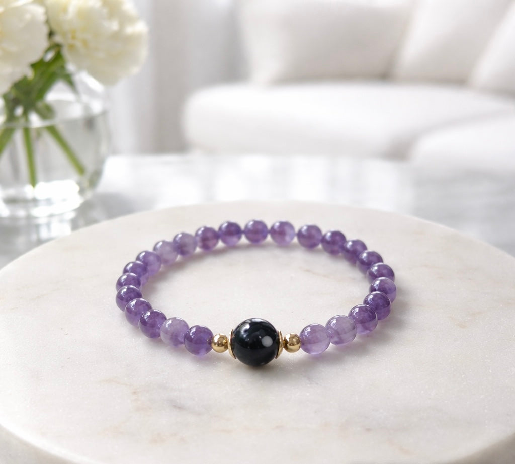 Conta di Ojo Stretch Bracelet – Custom Gemstones - Gold Filled or .925 Sterling Silver