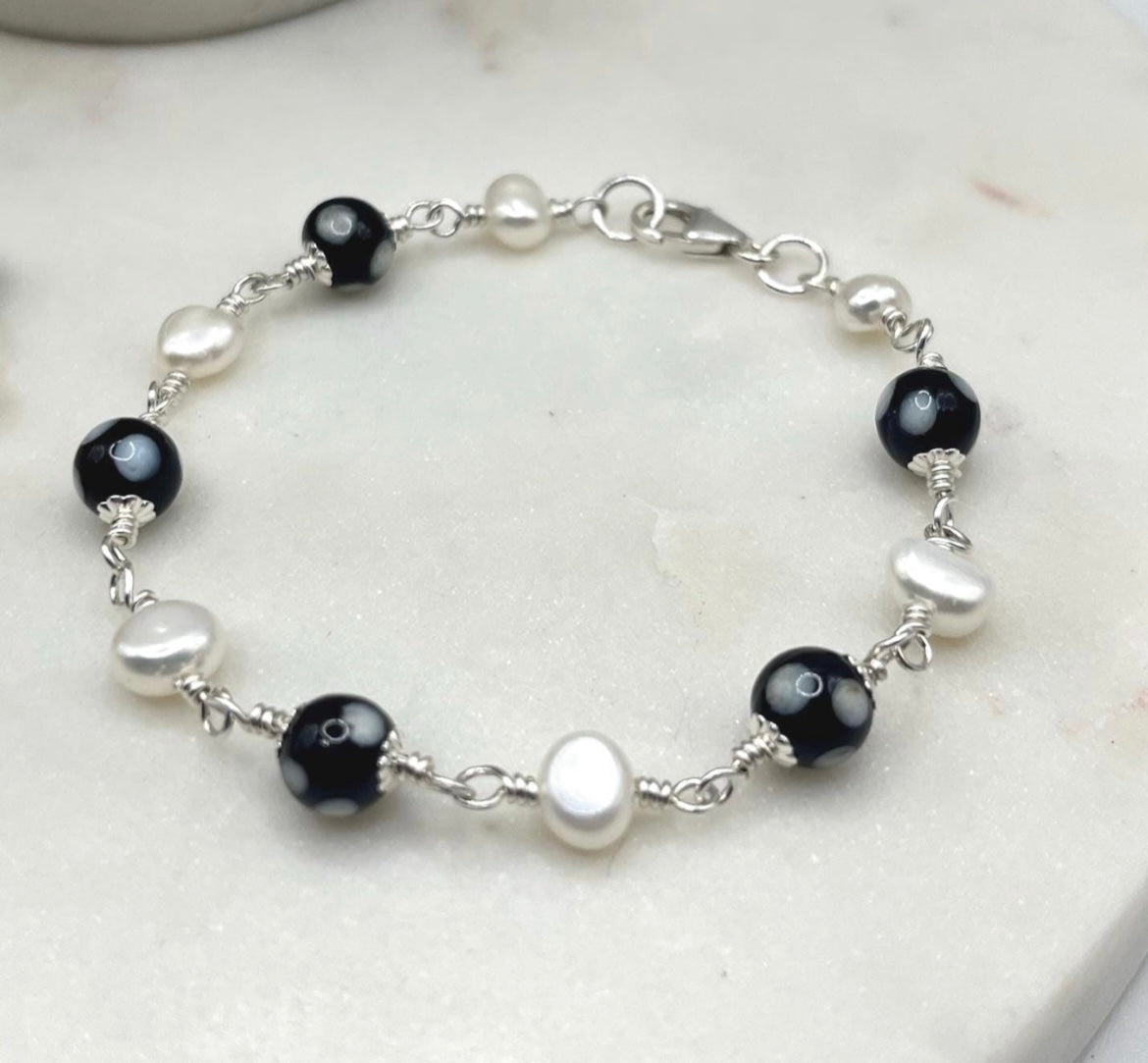 Conta di Ojo Bracelet – Gold Filled or .925 Sterling Silver - Custom Gemstones🧿✨