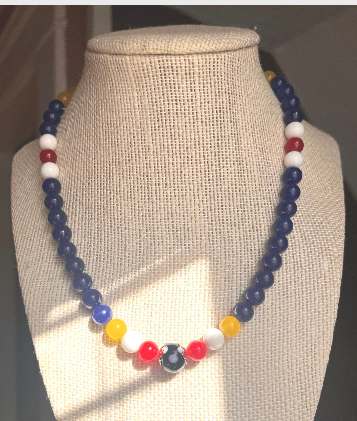 Cabo Verde Conta di Ojo Flag Necklace 🧿✨
