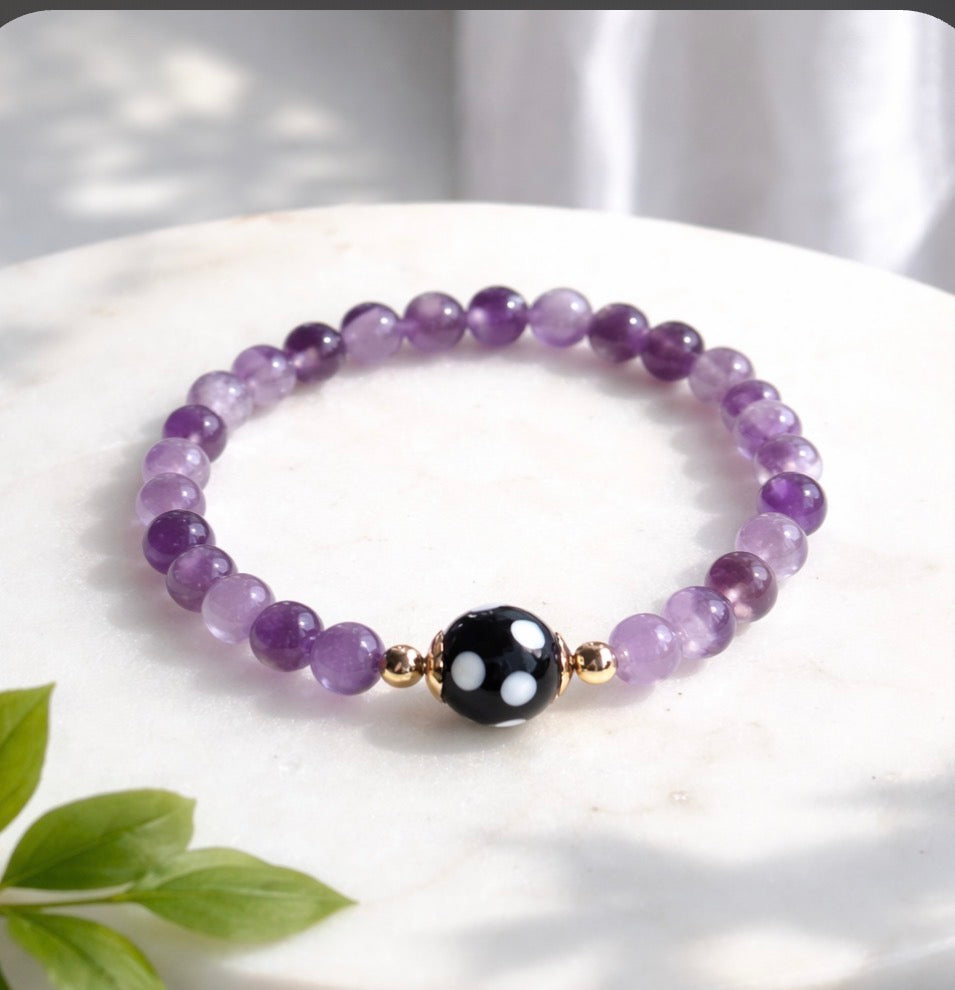 Conta di Ojo Stretch Bracelet – Custom Gemstones - Gold Filled or .925 Sterling Silver