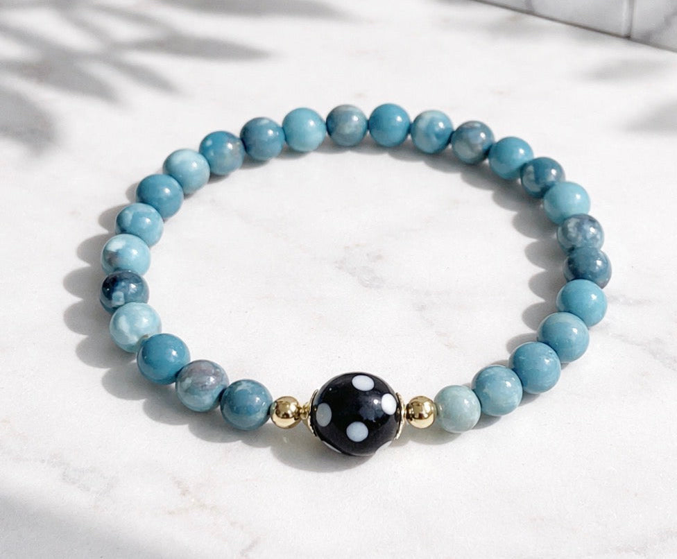 Conta di Ojo Stretch Bracelet – Custom Gemstones - Gold Filled or .925 Sterling Silver