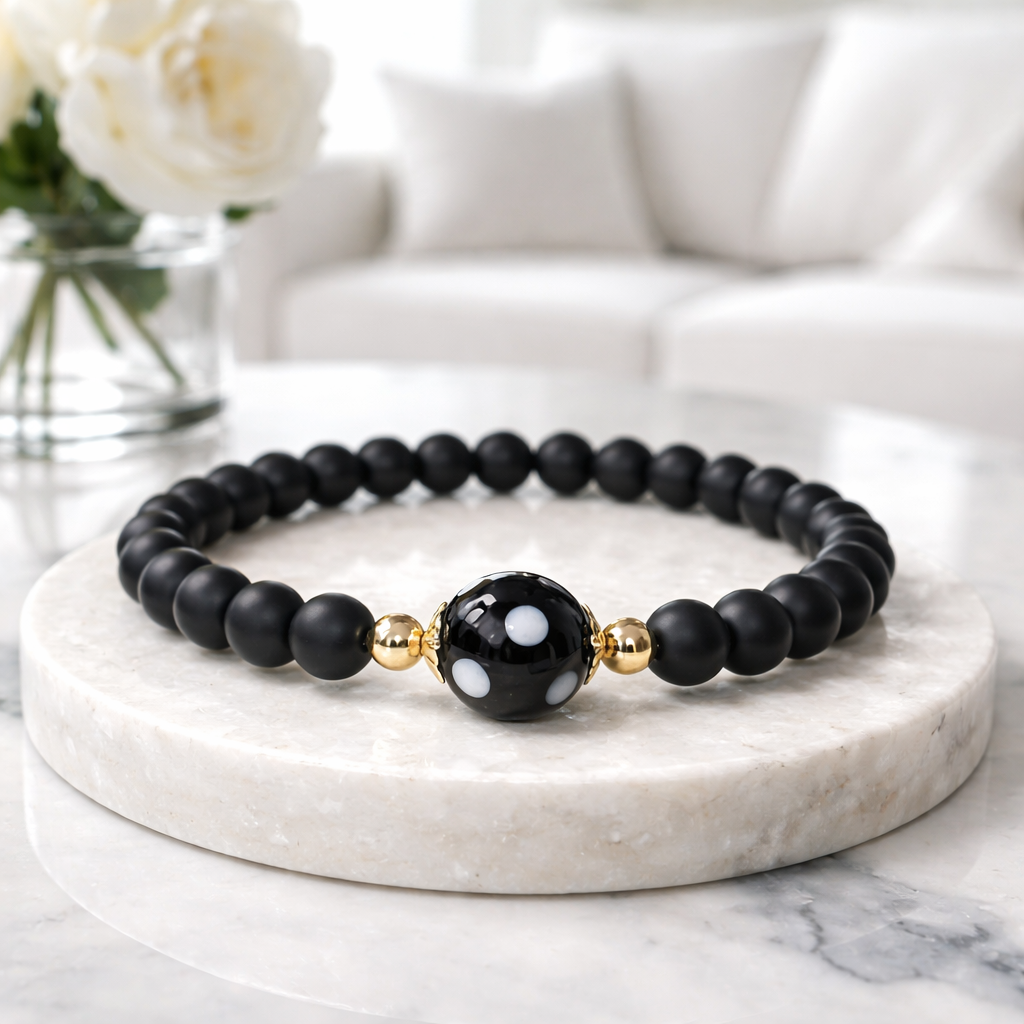 Conta di Ojo Stretch Bracelet – Custom Gemstones - Gold Filled or .925 Sterling Silver