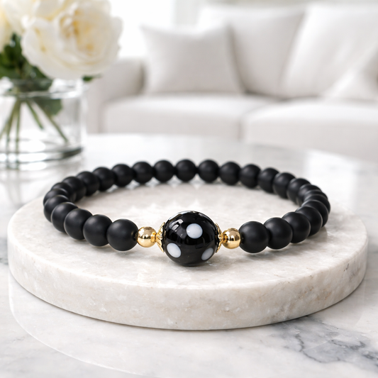 Conta di Ojo Stretch Bracelet – Custom Gemstones - Gold Filled or .925 Sterling Silver