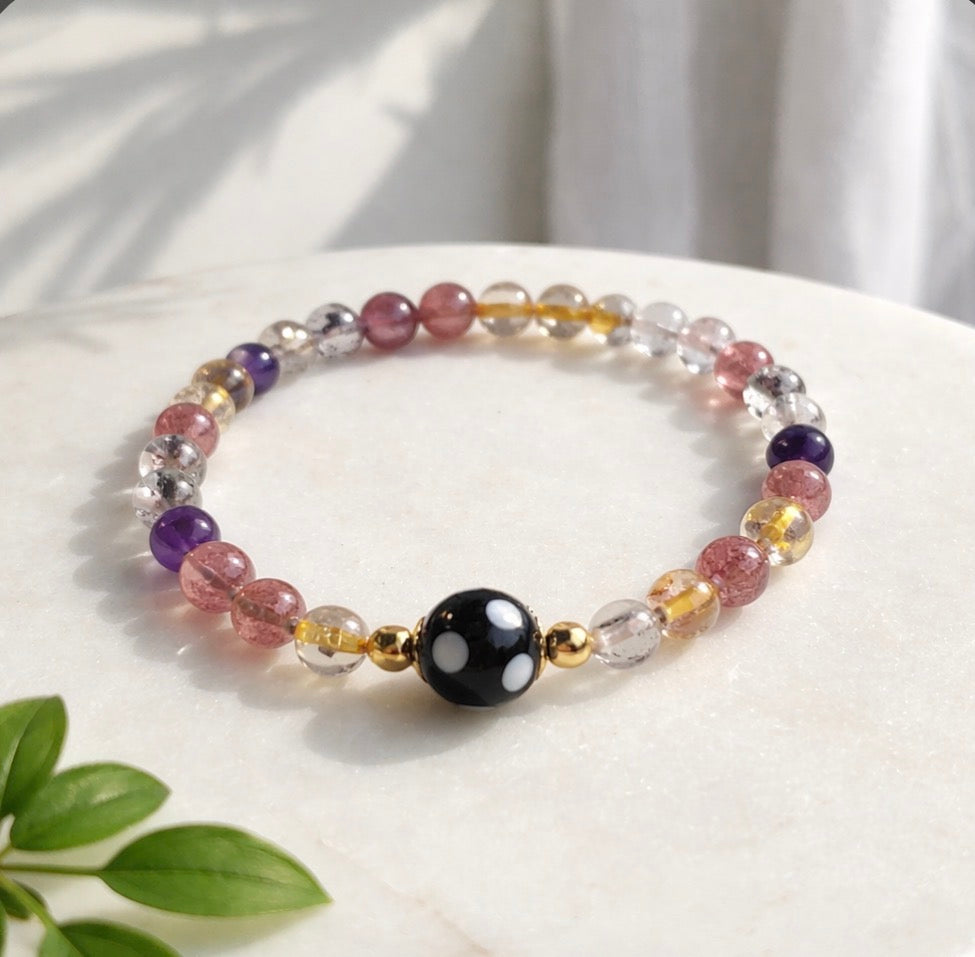 Conta di Ojo Stretch Bracelet – Custom Gemstones - Gold Filled or .925 Sterling Silver