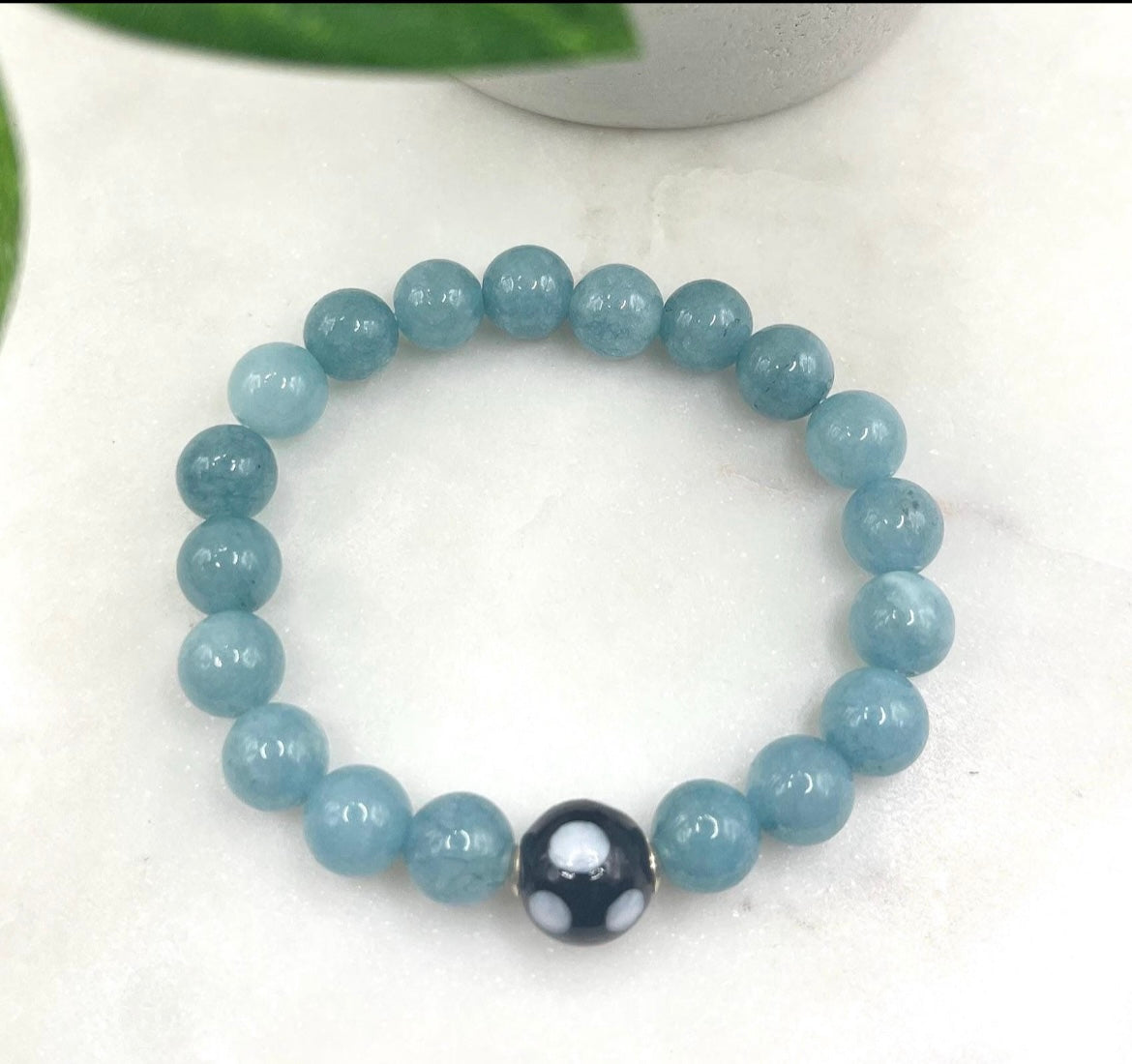 Conta di Ojo Stretch Bracelet – Custom Gemstone Options 🧿✨
