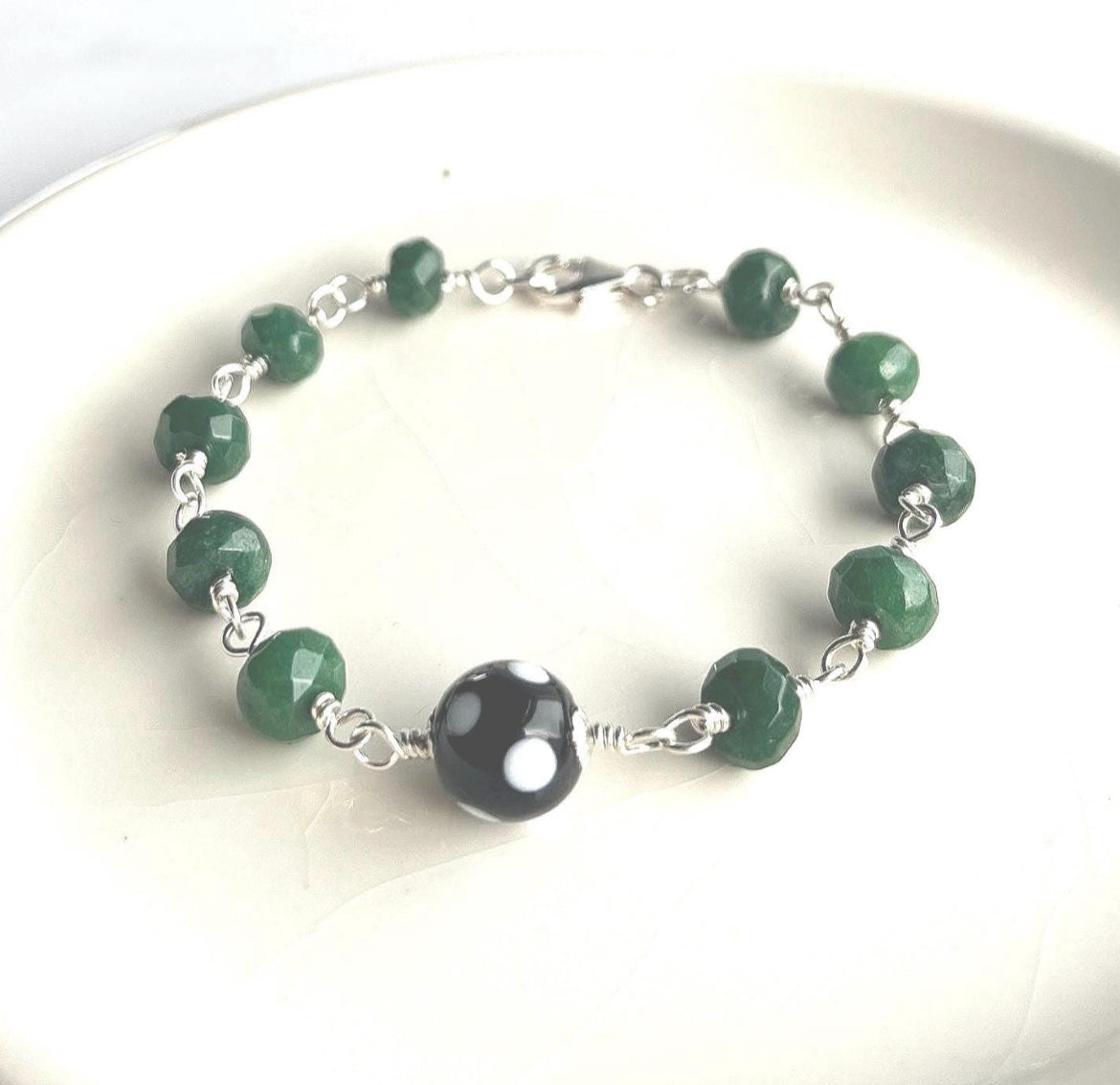 Emerald Green Conta di Ojo Bracelet