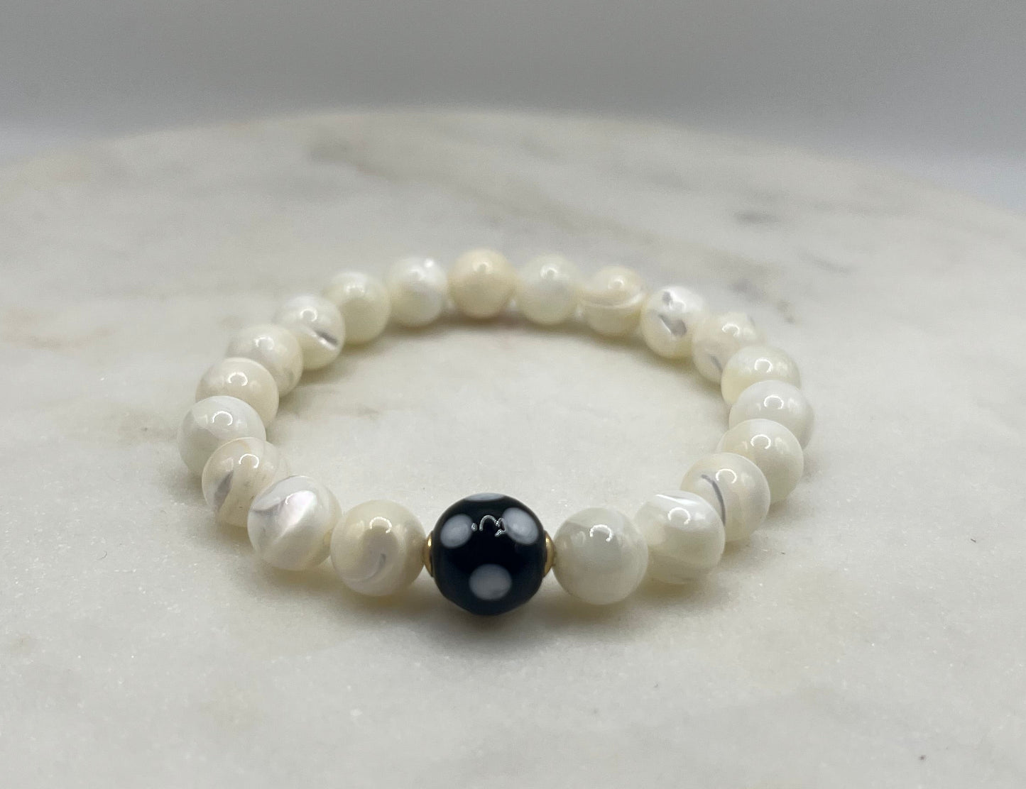 Conta di Ojo Stretch Bracelet – Custom Gemstone Options 🧿✨