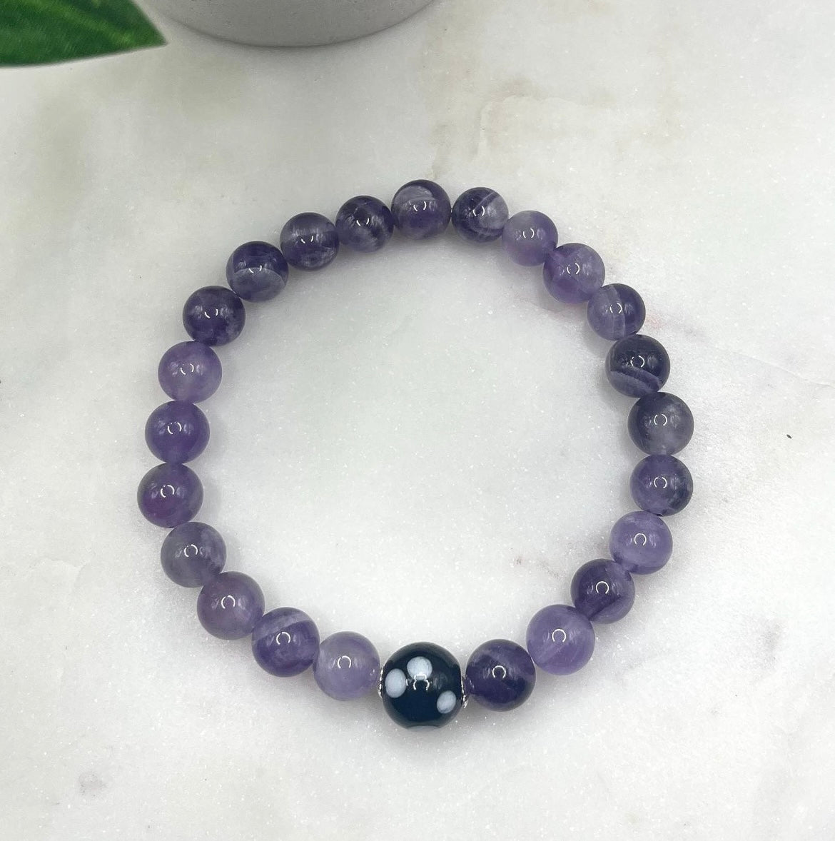 Conta di Ojo Stretch Bracelet – Custom Gemstone Options 🧿✨