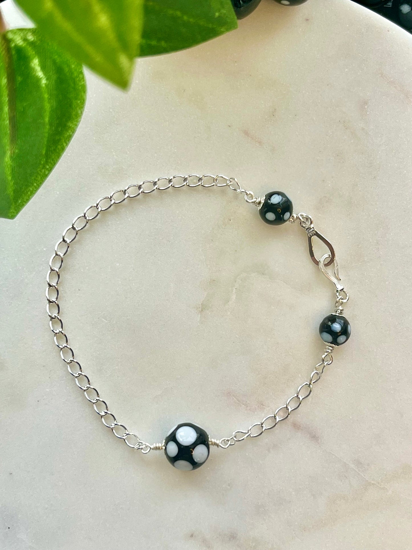 Silver Conta di Ojo Bracelet