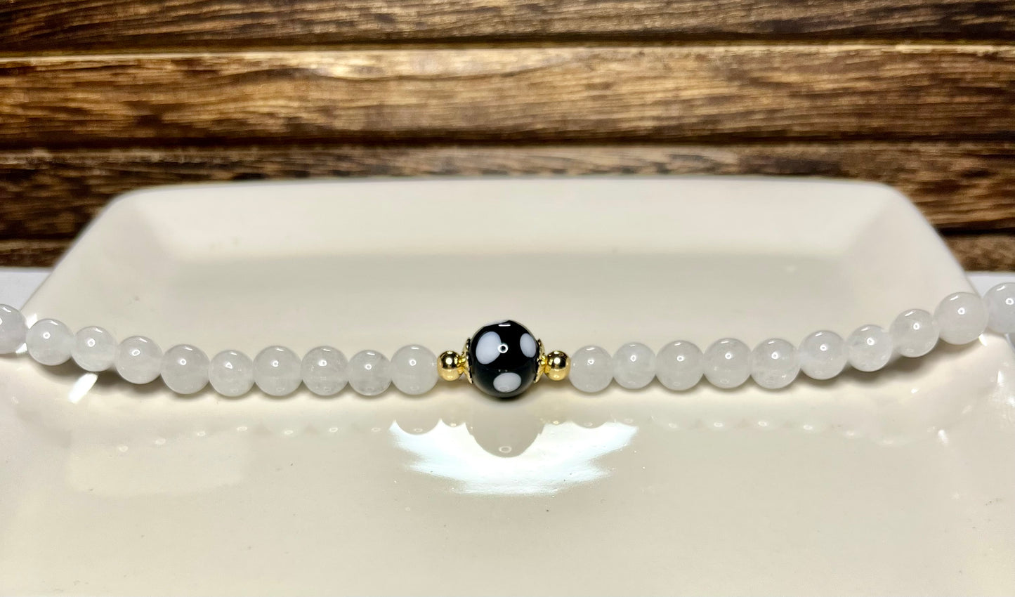 Conta di Ojo + Gemstone Stretch Bracelets