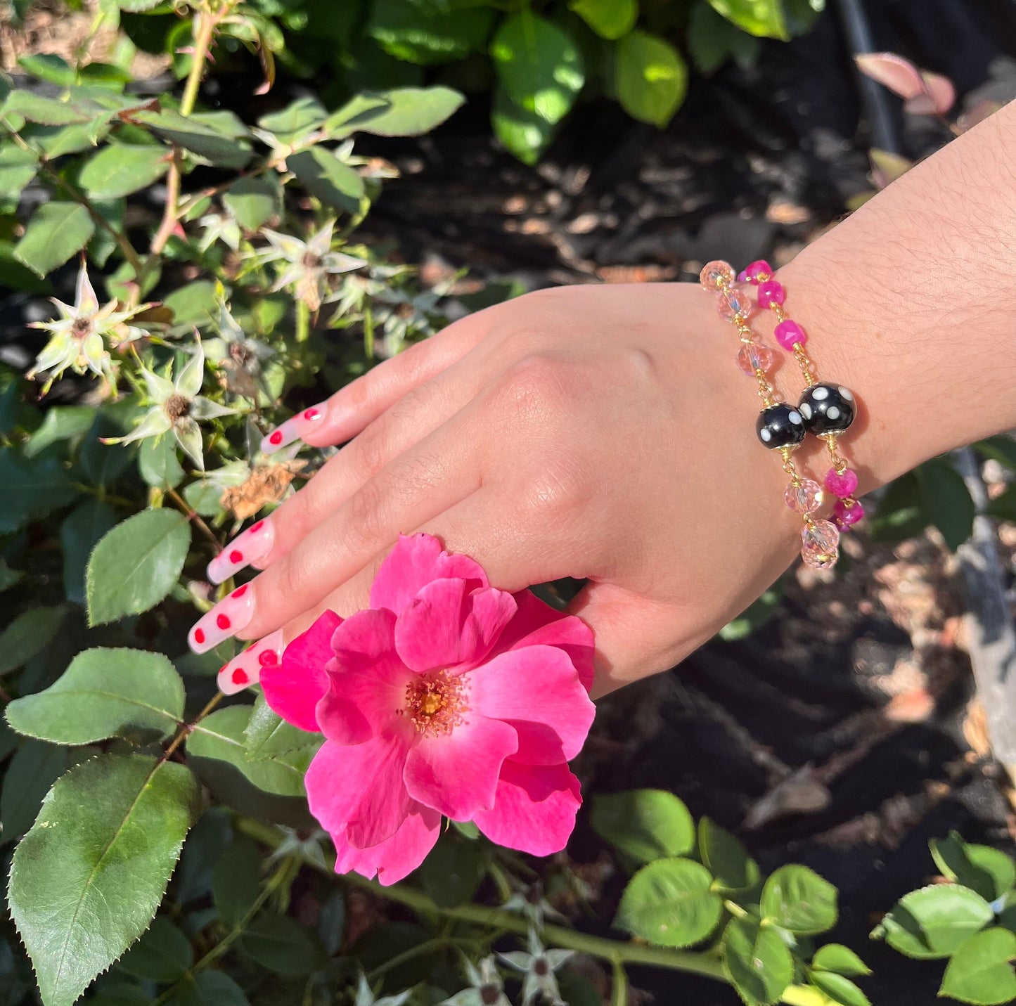 Conta di Ojo Bracelet – Gold Filled or .925 Sterling Silver with Custom Gemstone Options 🧿✨